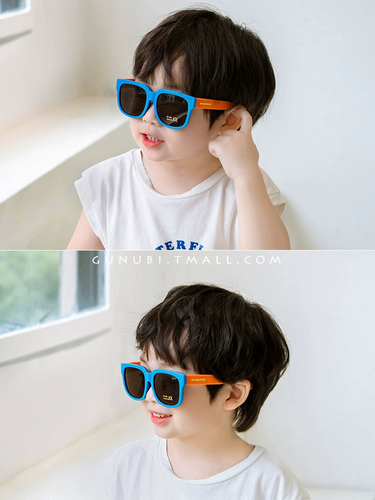 Korean Style Foldable Baby Polarized Boy Sunshade Sunglasses