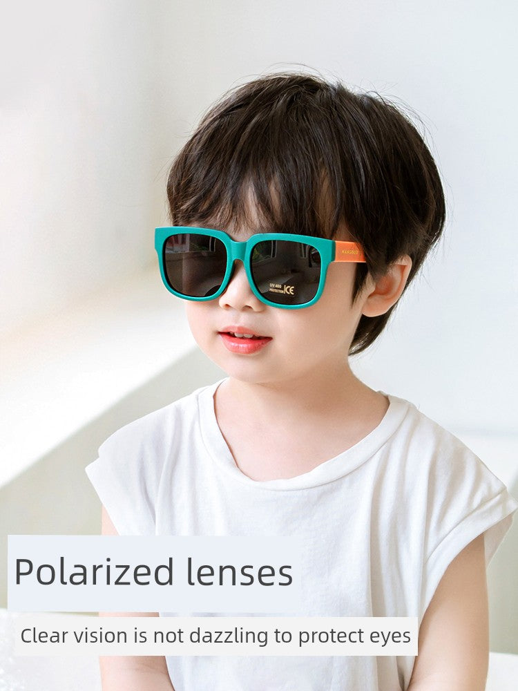 Korean Style Foldable Baby Polarized Boy Sunshade Sunglasses